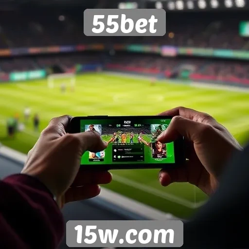 Acessibilidade móvel do 55bet para jogadores
