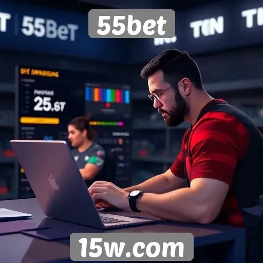 Experiência do usuário na plataforma 55bet